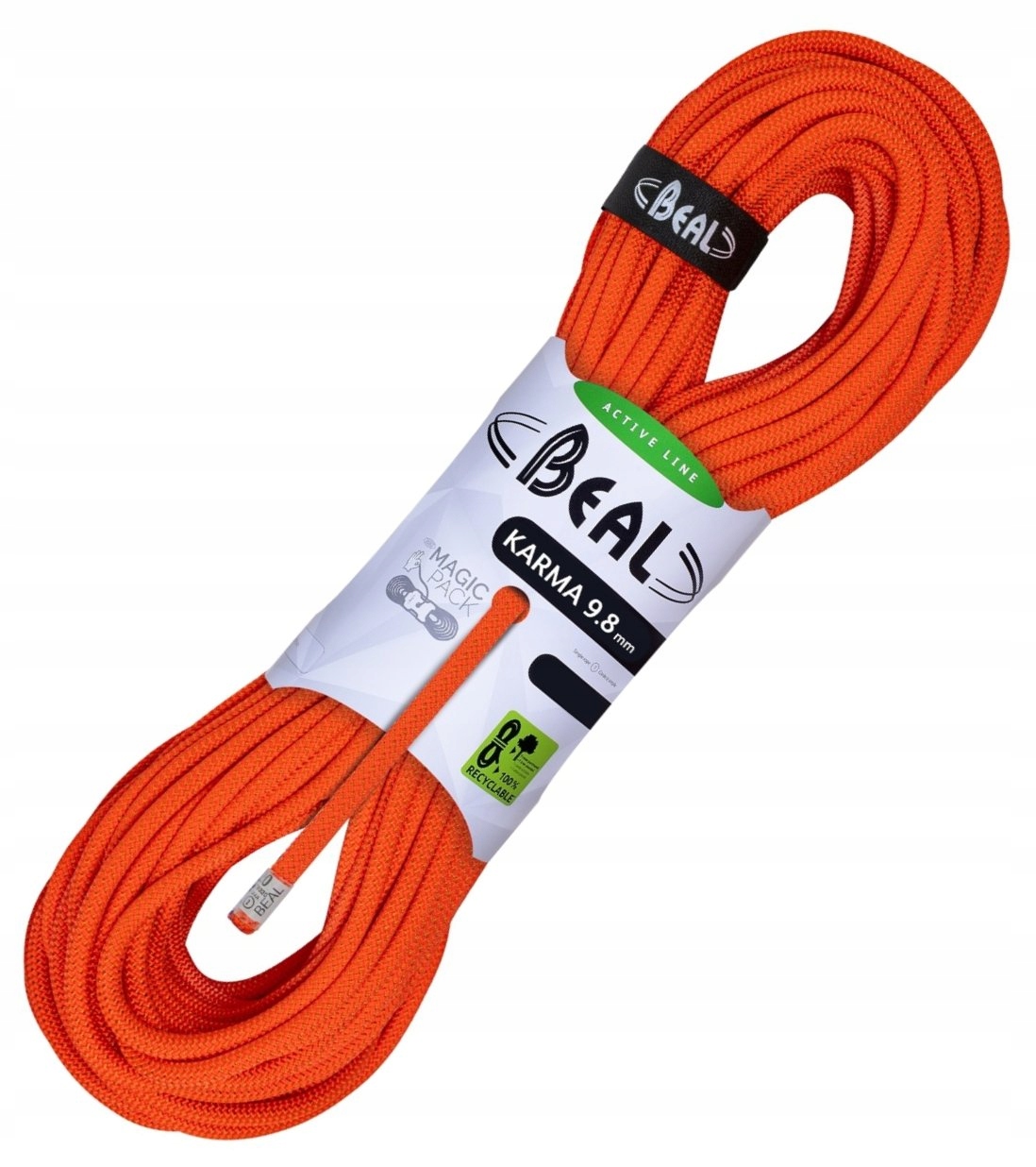 Dynamické lano Beal Karma 9,8 mm x 60 m červené