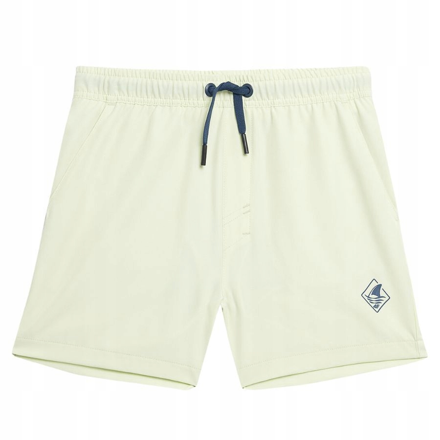 KRÓTKIE SPODENKI CHŁOPIĘCE 4F SZORTY KĄPIELÓWKI Kolor bezbarwny