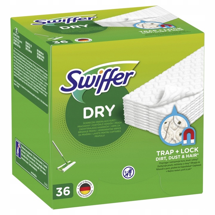 

Swiffer Suche Wkłady Chusteczki Do Podłóg 36szt