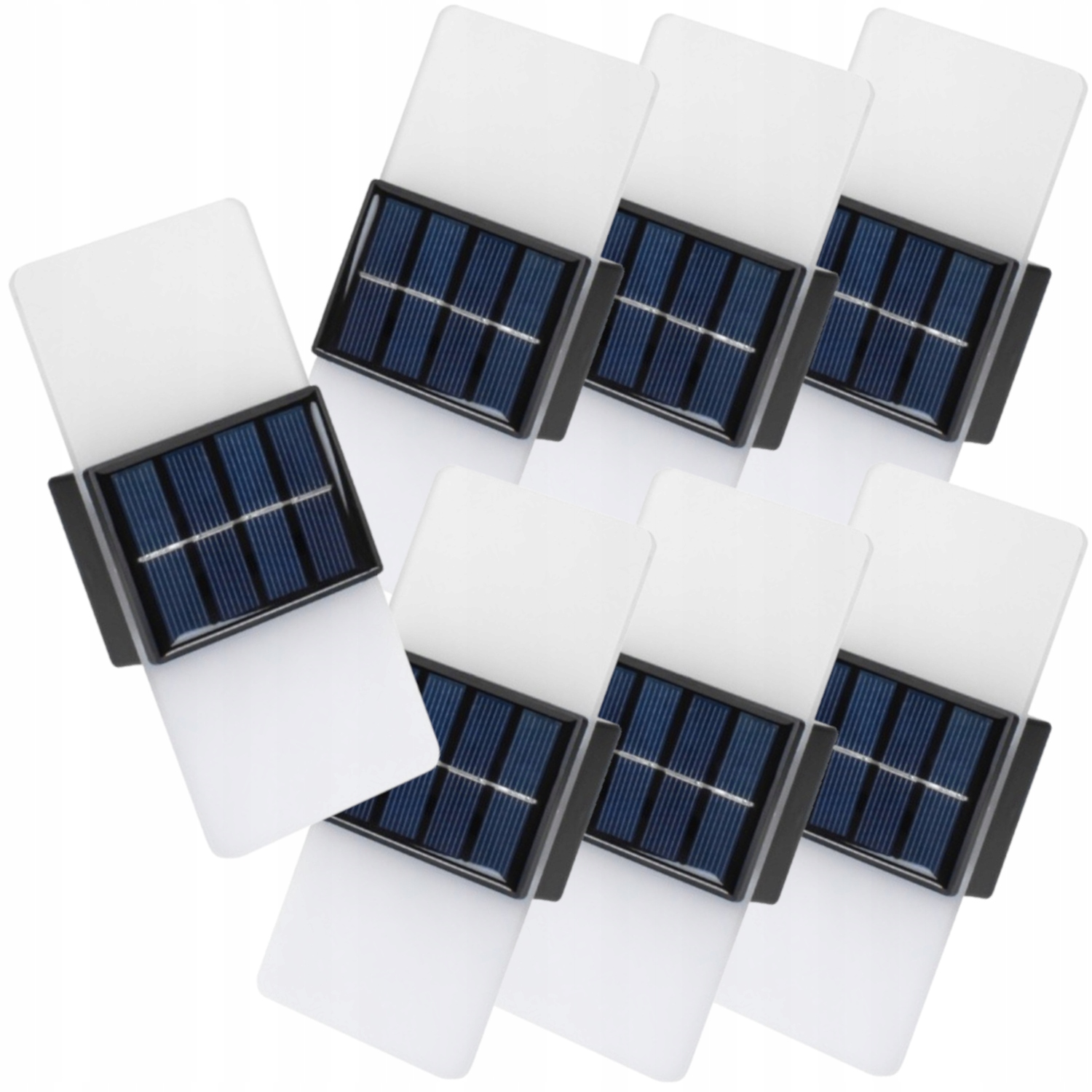 7x Dekorativní nástěnné svítidlo Solární Led lampa Osvětlení domečku Altánky Terasa