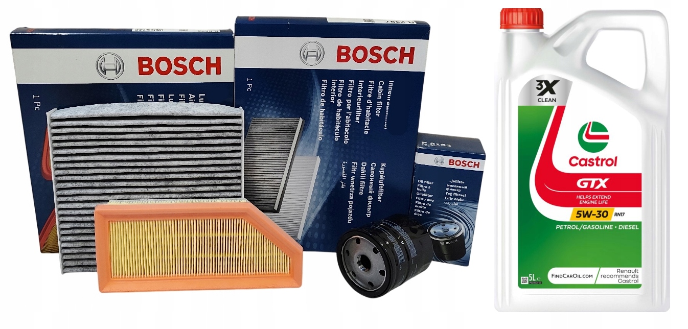 Bosch Sada Olejových Filtrů 5V30 5L Renault Arkana 1.6 E-tech Hybrid 143KM