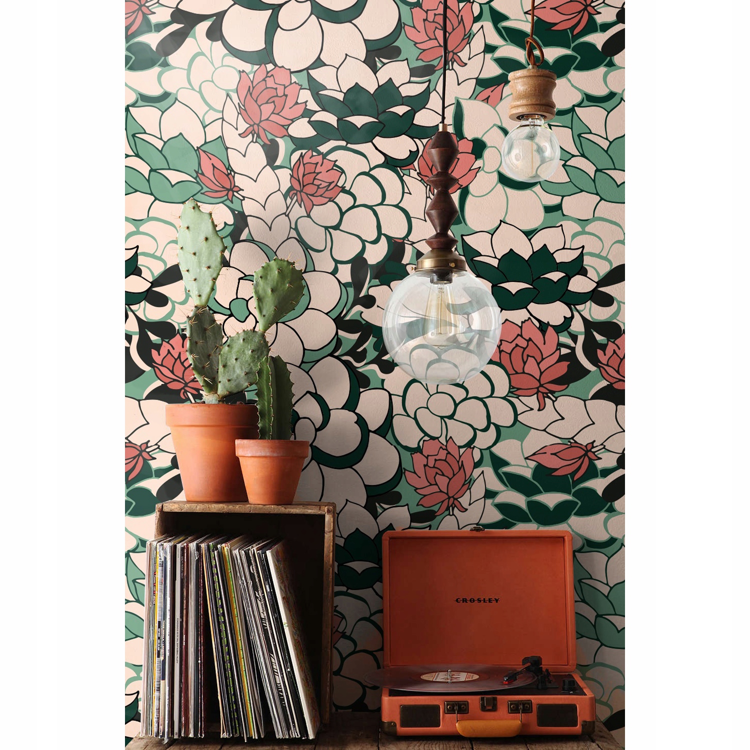 

Flizelina tapeta Kolorowe kwiatowe wzory 208x146cm