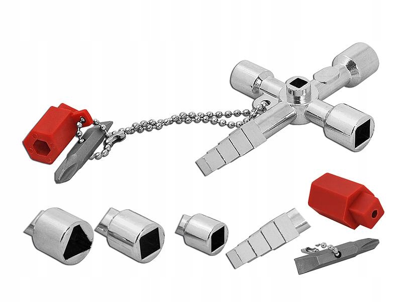 

Klucz Do Szafek Serwisowych Uniwersalny +adapter