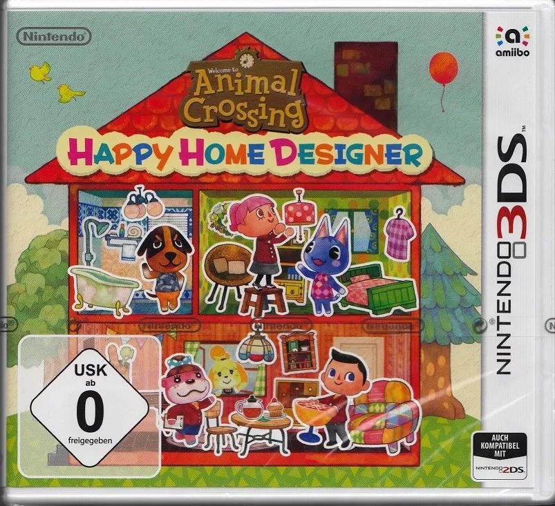 Animal Crossing Happy Home Designer (Niemieckie pudełko i gra po angielsku)