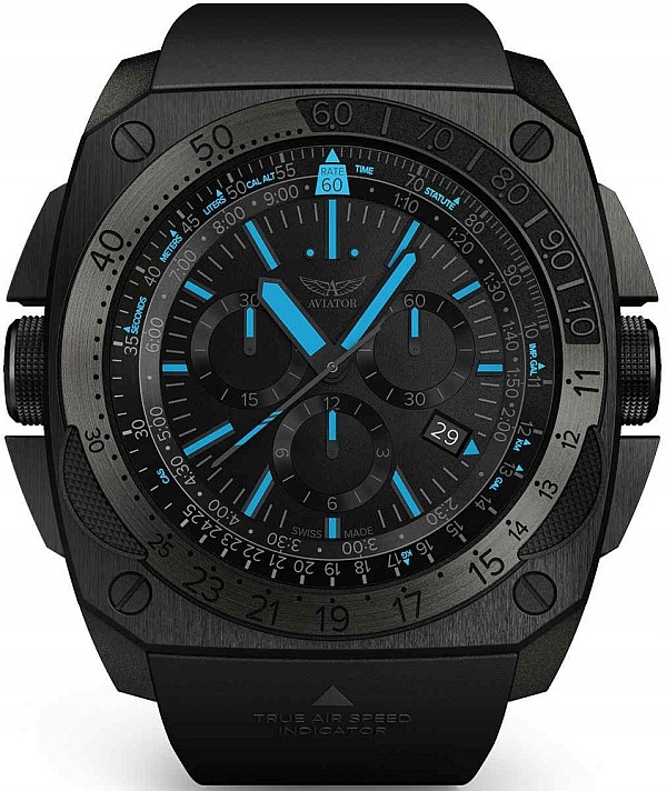 Pánské Hodinky Aviator M.2.30.5.217.6 Chrono MIG-29 Smt Limited Swiss Made