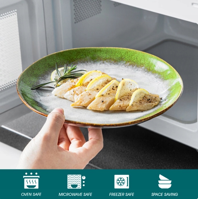 Zastawa świąteczna Vancasso STARRY zielona kamionka komplet 48szt/ 12 osób Marka Vancasso