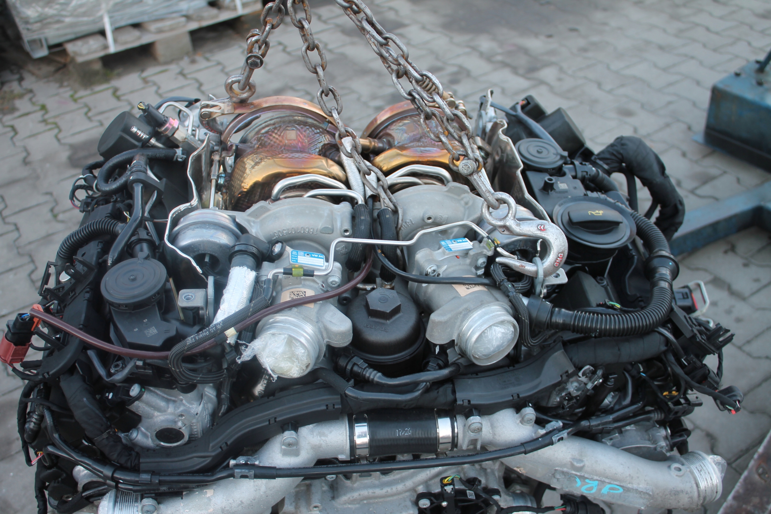 engine complete AUDI RS6 RS7 45TYS KM 4,0 TFSI DJP