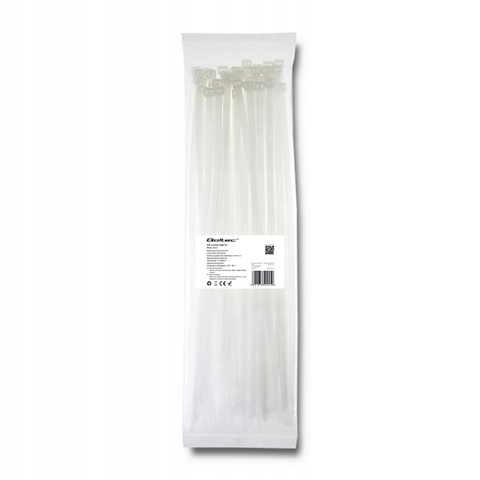 

Qoltec Opaska zaciskowa 7.2*400mm Nylon Uv Biała
