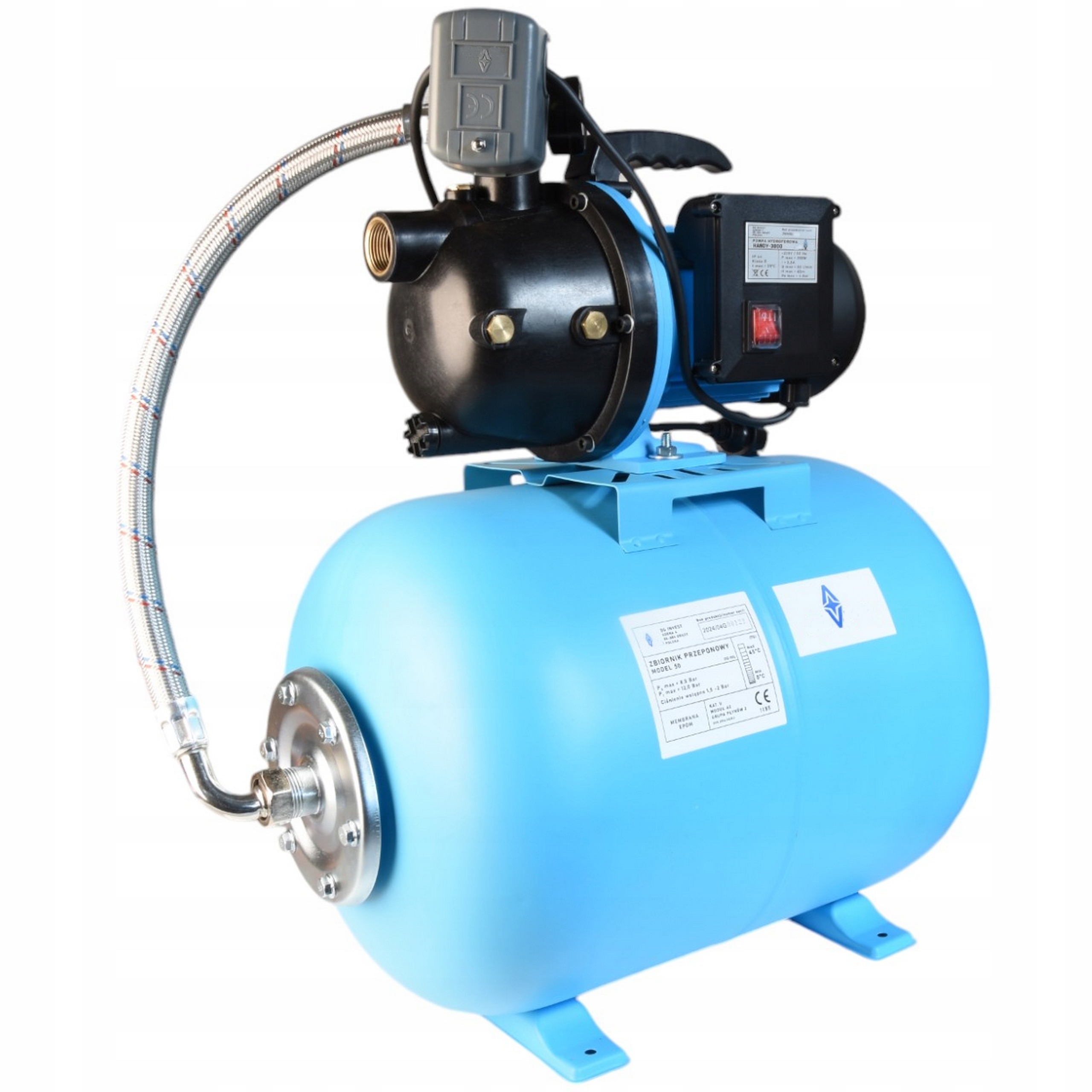 Hydrofor Handy 3000 Hydroforová Pumpa Príslušenstvo Nádržka 50 L 3000 l/h