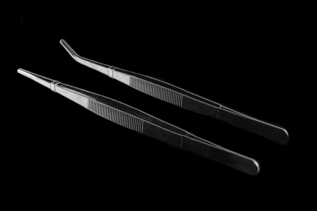 PĘSETA PINCETA PENCETA prosta + wygieta 20 cm KPL Marka inna