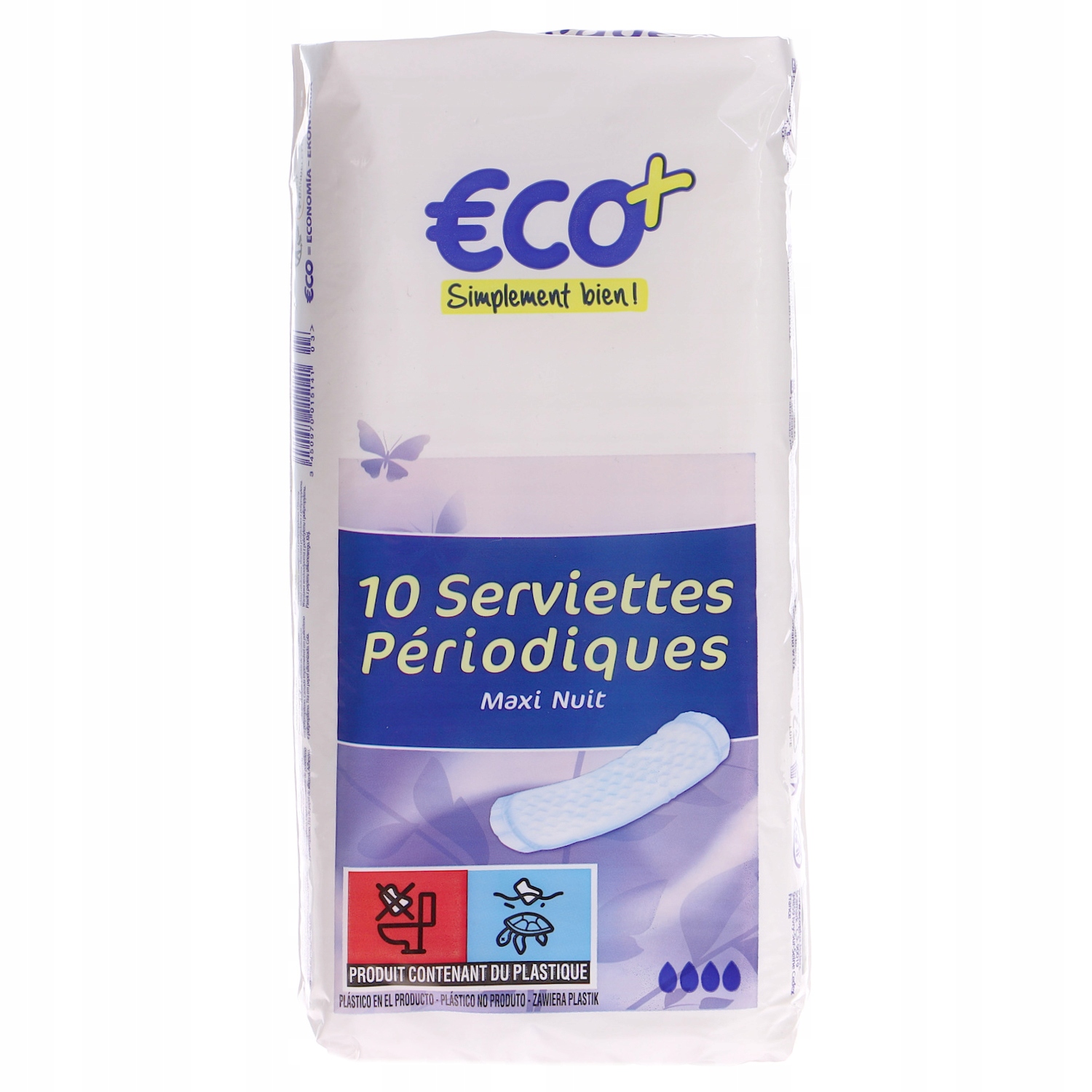 €.c.o.+ Podpaski Na Noc Maxi 10szt