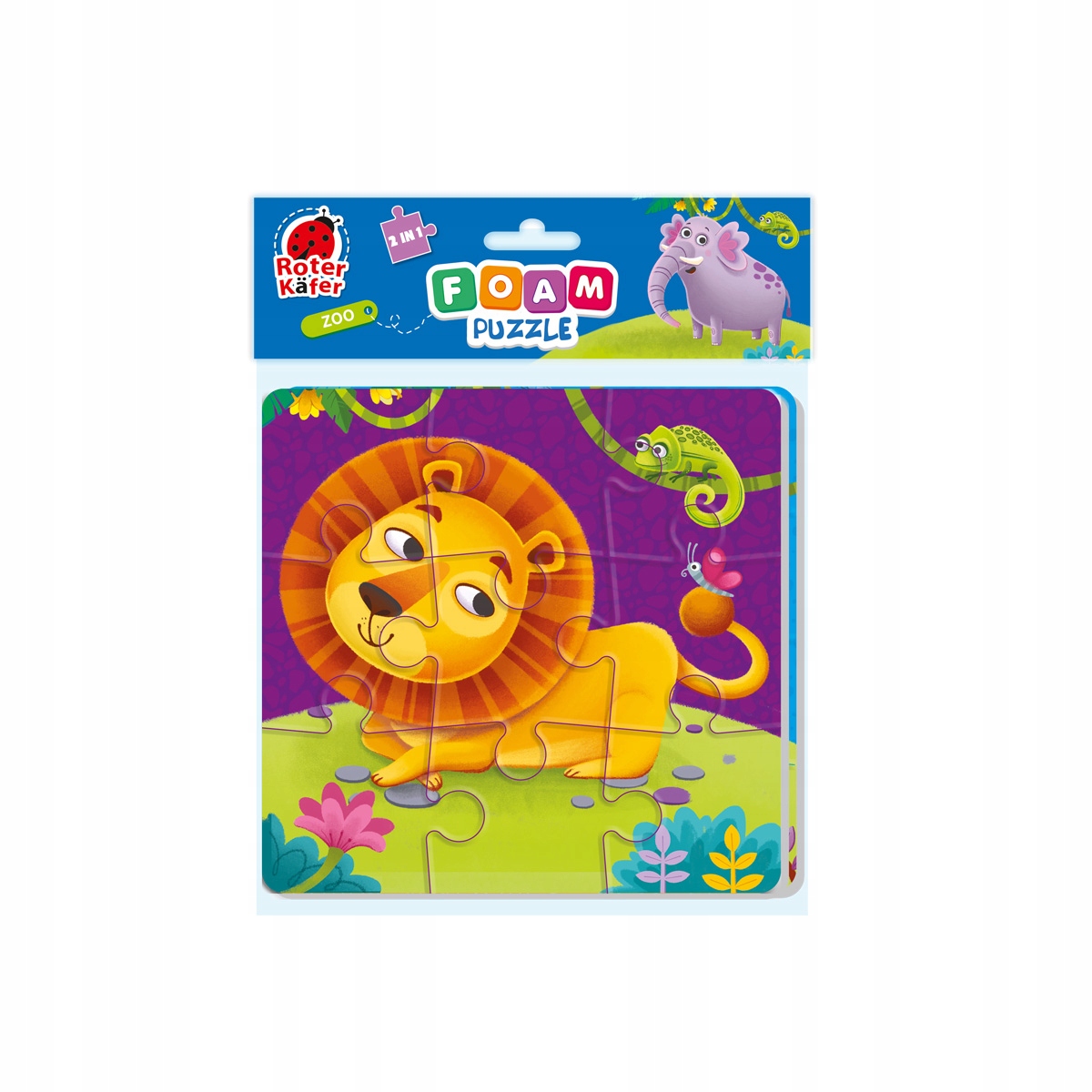 

Piankowe puzzle 2w1 Zoo Roter Kafer