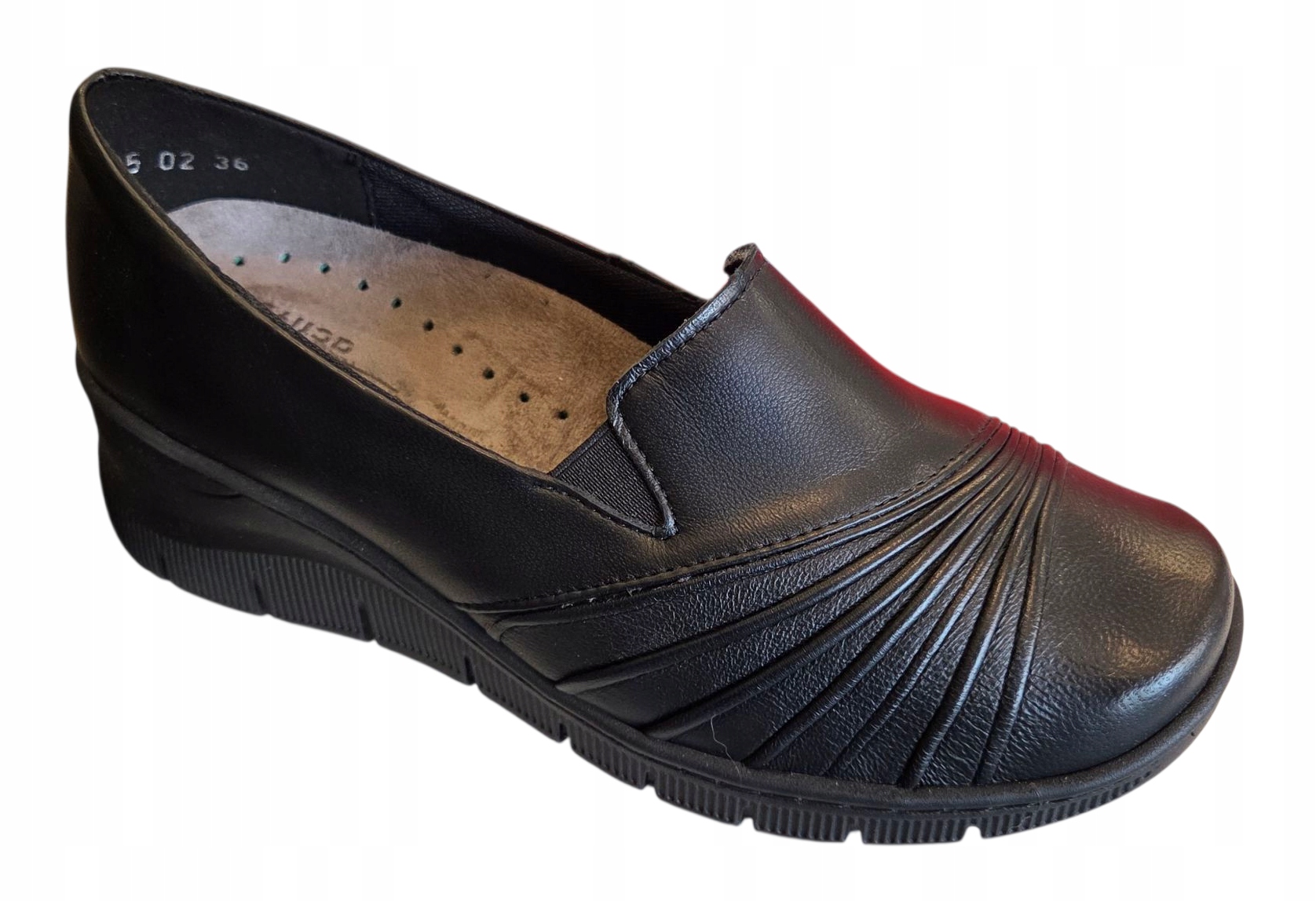 Axel Comfort Dámské Kožené Polobotky Černé Velikost H 3036 vel. 40