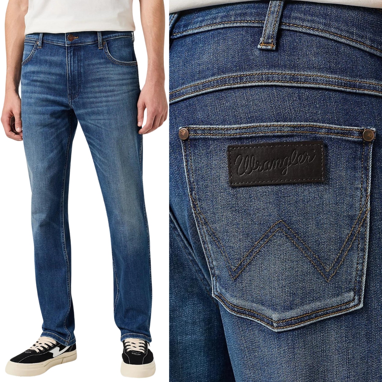 Wrangler Greensboro Hare Epic Soft elastické džínové kalhoty W32 L36