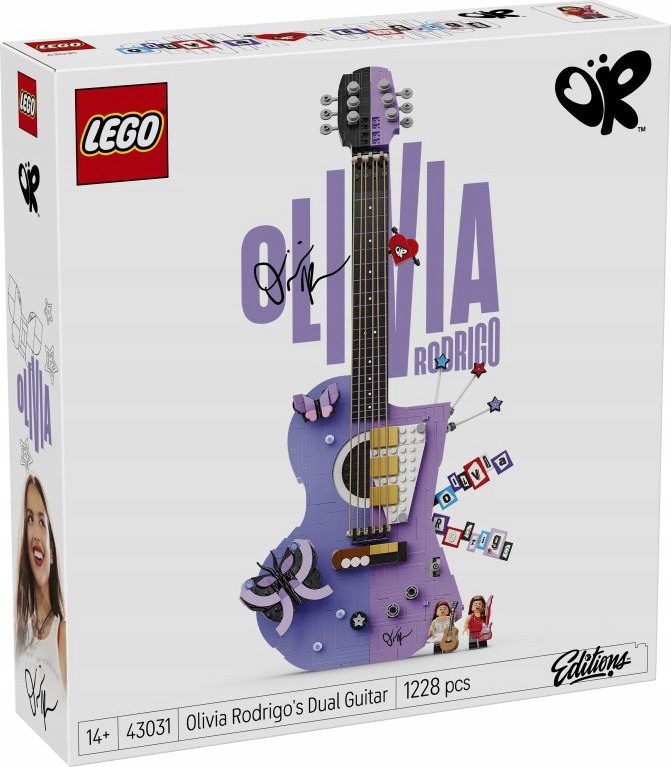 Lego Edice Dvojitá Kytara Olivii Rodrigo Sada Kostek 43031