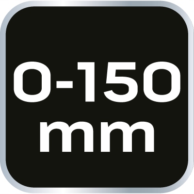 75-011 Suwmiarka cyfrowa 150 mm, stal nierdzewna Maksymalny zakres pomiaru 150 mm