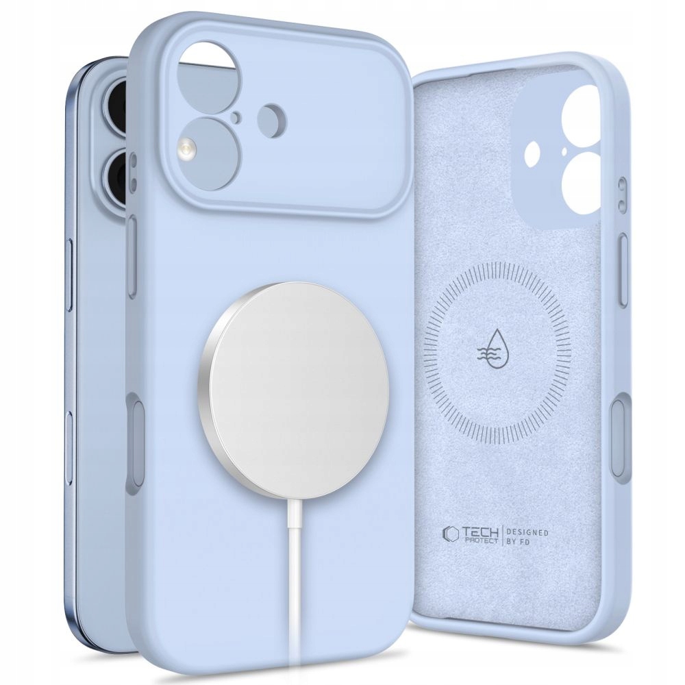 Etui do iPhone 17 Tech-Protect Silicone niebieskie