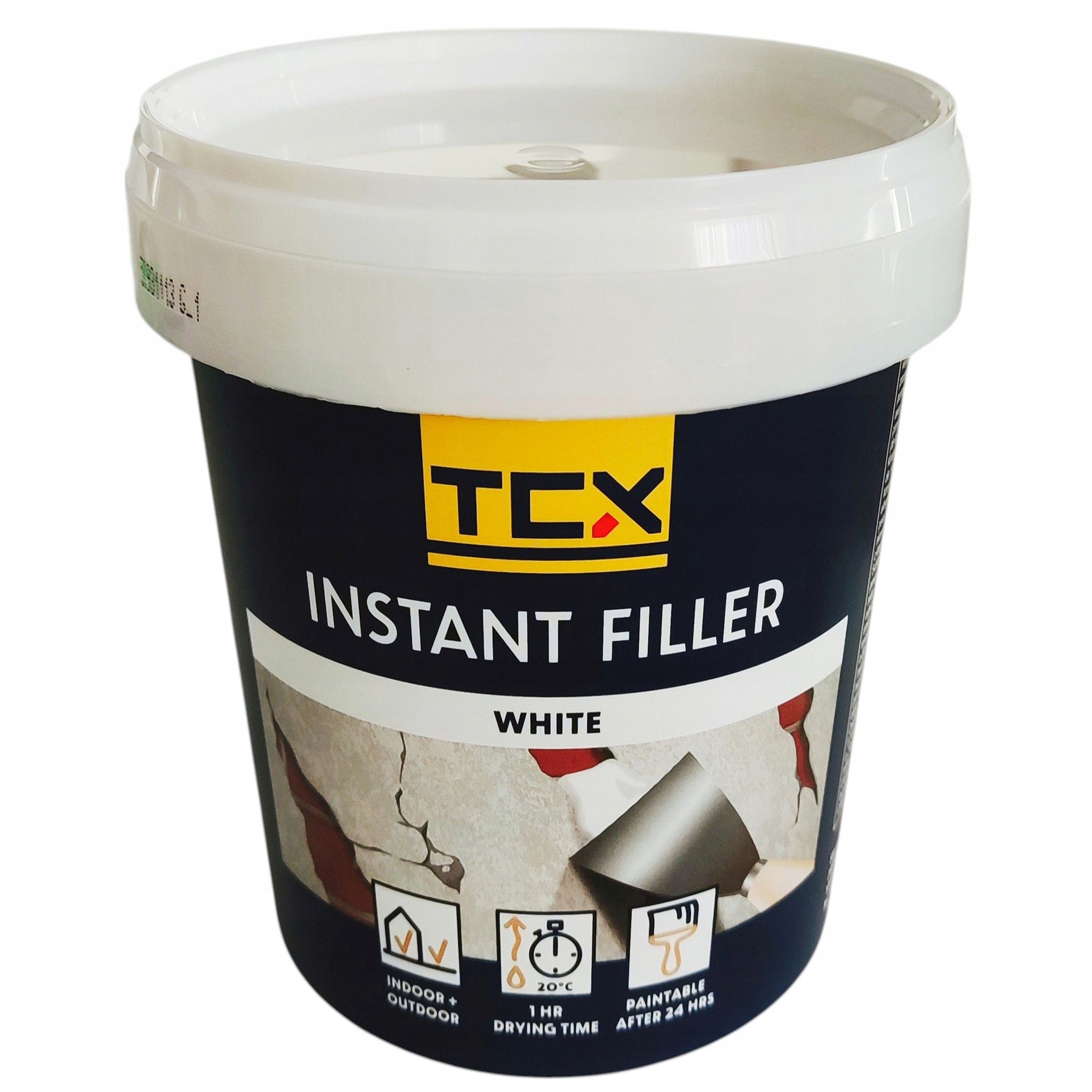 Špachtle Bílá Výplň Na Stěny Zdiva Prasknout Dutiny 1 kg