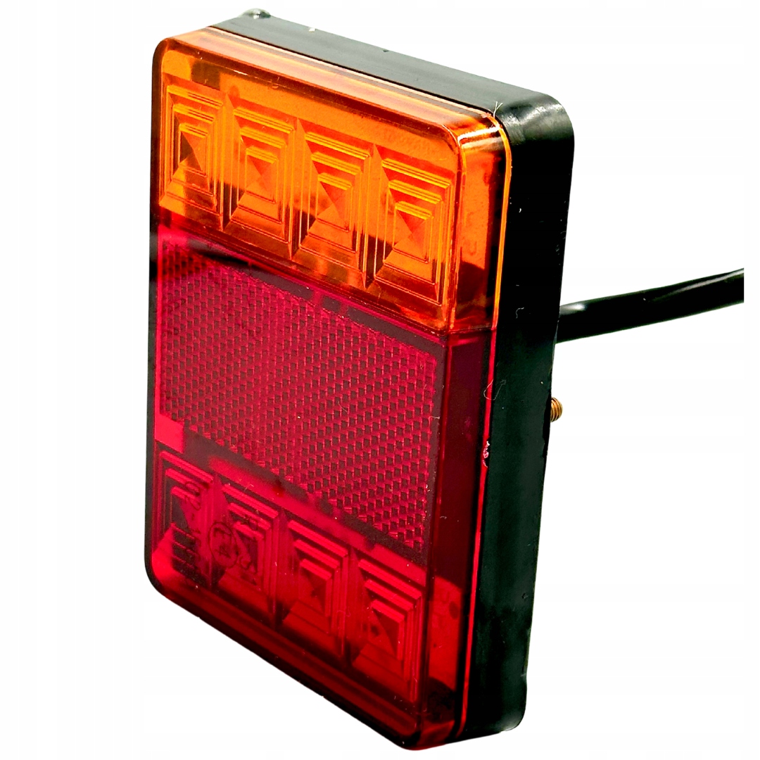 Zadní Led světlo pro přívěs 12V, 3 funkce, s kabelem