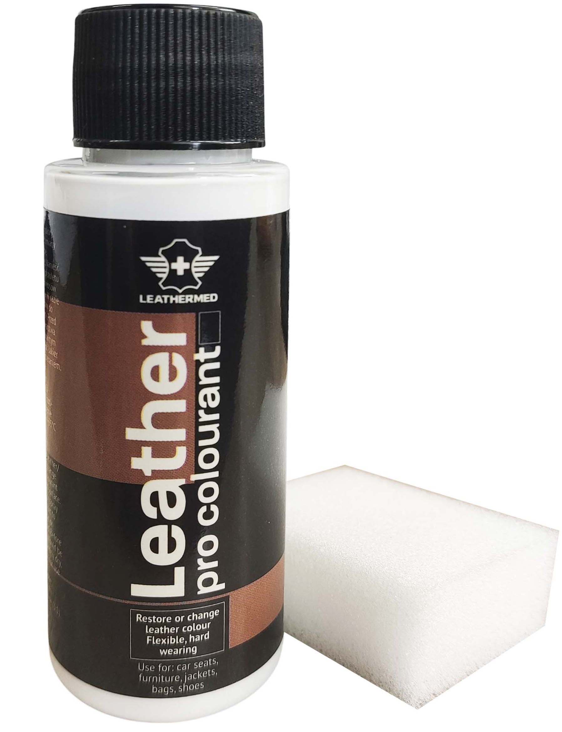 Farba Biała do skór skóry kierownic tapicerki skórzanej 50 ml