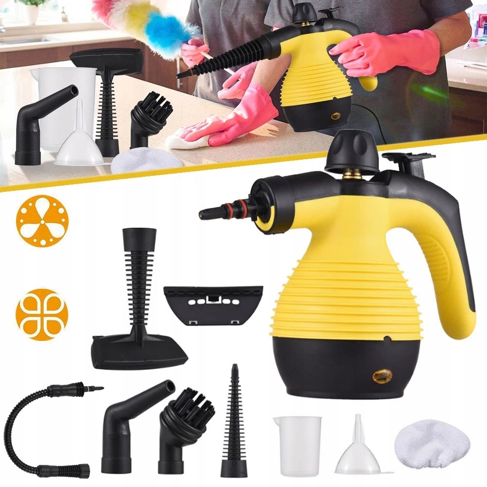 Lehká A Přenosná Parní Žehlička 1050 W Do Každého Rohu S 9 Doplňky