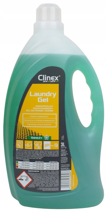 

Clinex Laundry Gel 3l Uniwersalny żel do prania