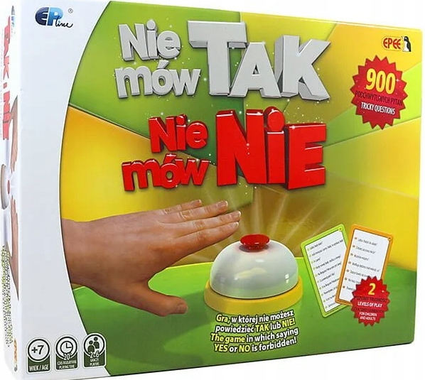 Nie Mów Tak, Nie Mów Nie Gra Familijna Planszowa Dla Całej Rodziny Wesoła