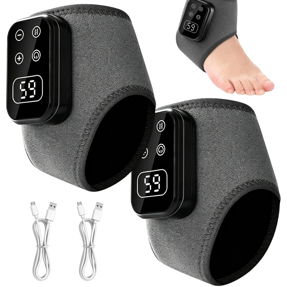 Masażer Do Stóp I Kostek Wibracje Podgrzewanie 3W1 Bezprzewodowy 2000MAH
