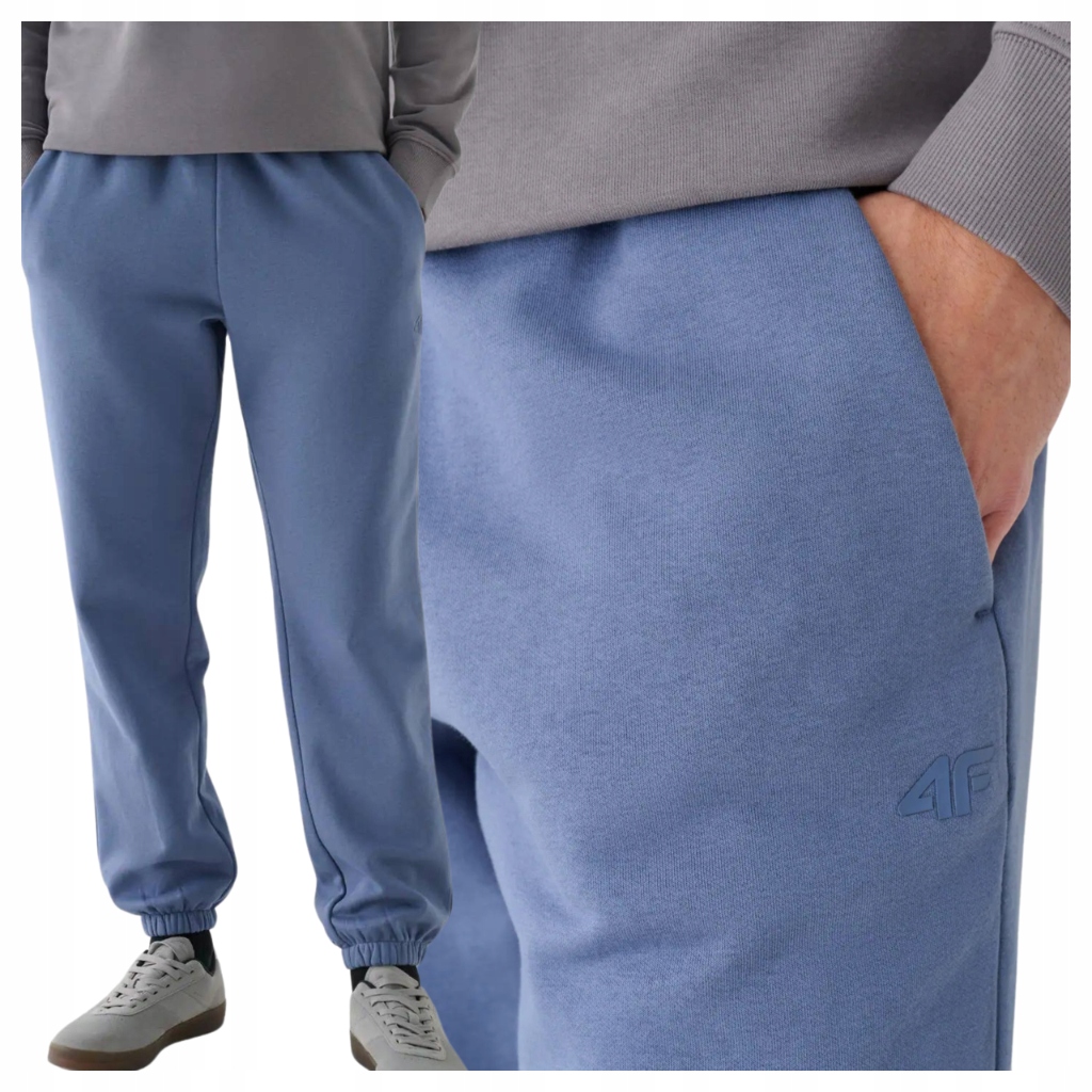 Kalhoty 4F Pánské Tepláky Jogger Sportovní Pro Každodenní Nošení Bavlněné