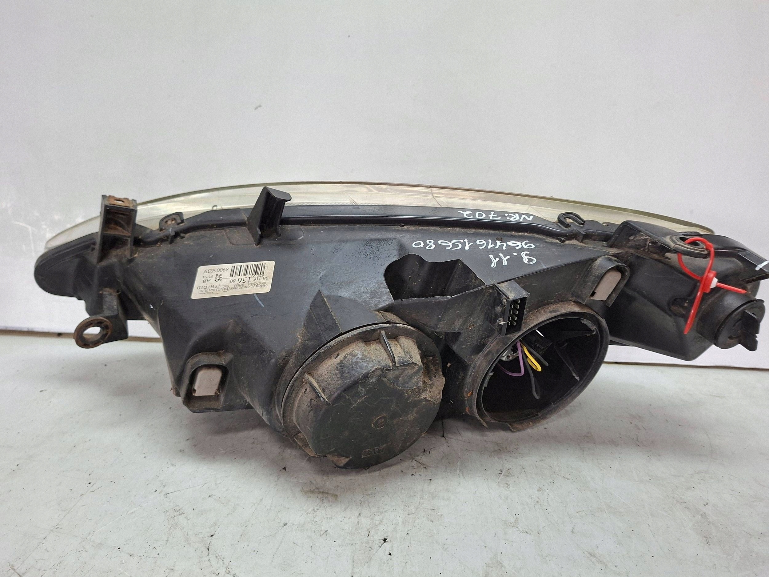 light front right 9641615680 PEUGEOT 307 2001