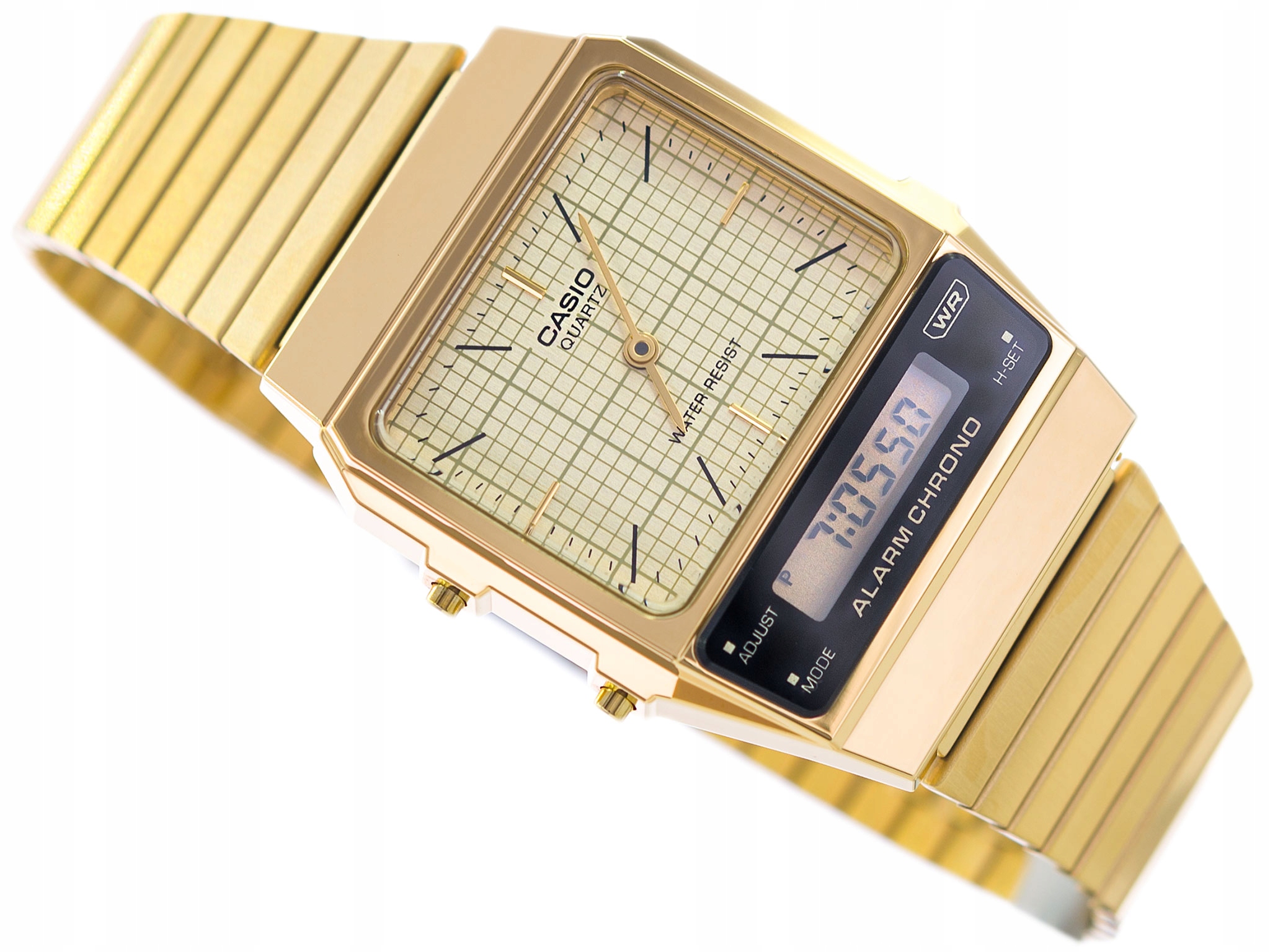 Hodinky Casio AQ-800EG-9AEF Vintage Retro Zlaté