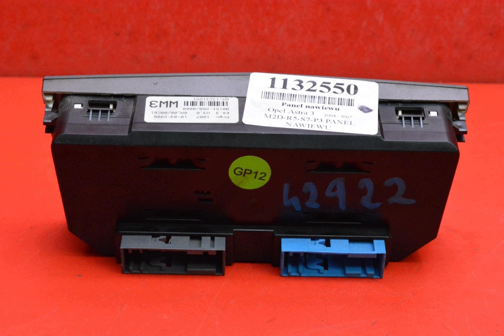 control panel air conditioning devices KLIMY 13231051 OPEL ASTRA 3 III H 04-07