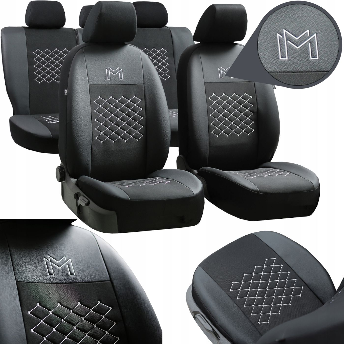 Autopoťahy Na Sedadlá, Hrubé Prešívané Sedadlá Pre Vw Golf 5 V