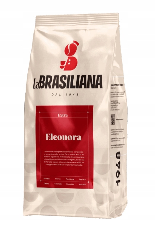 Kawa ziarnista La Brasiliana Rosso Extra 1kg
