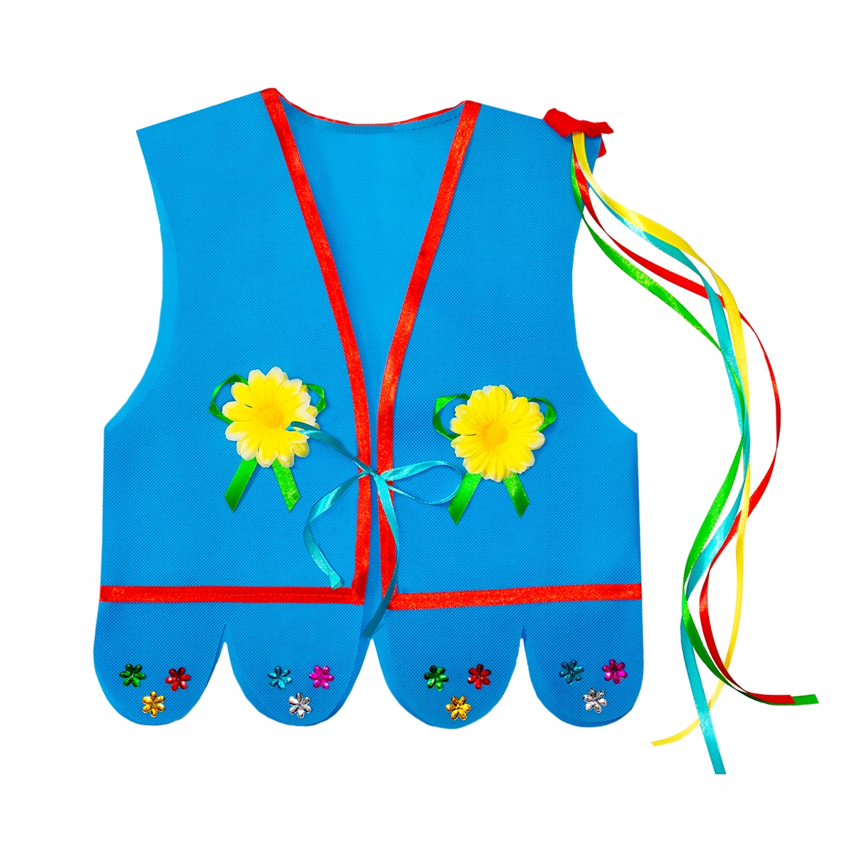 KAMIZELKA LUDOWA KRAKOWIANKA NIEBIESKA 116-140