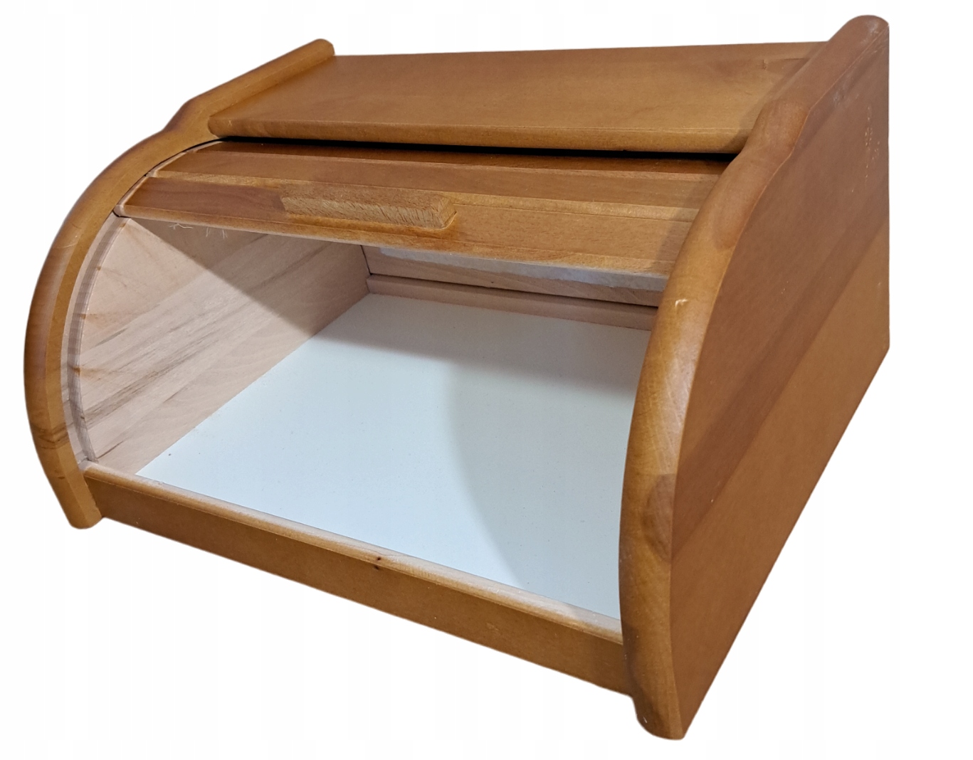 Chlebak Drewniany Mały Dąb Kształt owalny