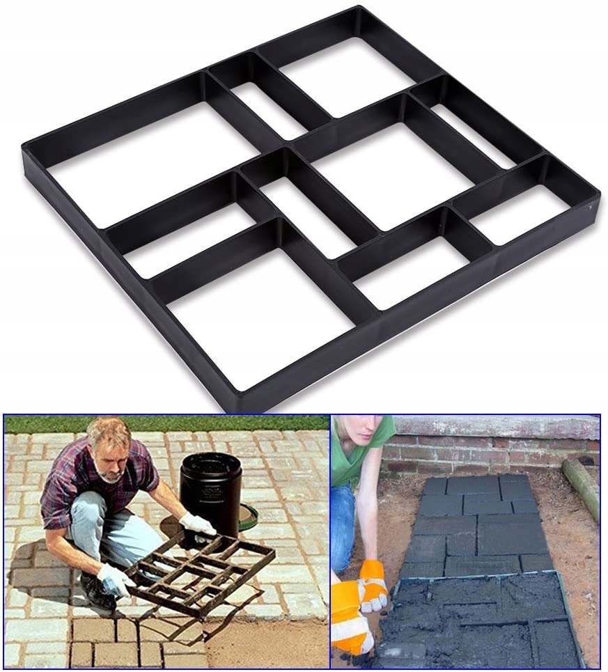 FORMA DO KAMIENIA KOSTKI BRUKOWEJ BETONU ŚCIEŻKA CHODNIK SOLIDNA 45x40 Rodzaj do kostki brukowej