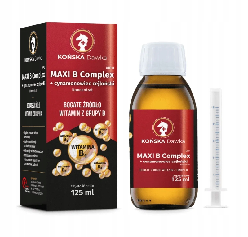 Levně Maxi B-Complex Vitamíny a aminokyseliny Imunita Koňská Dávka tekutina 125 ml
