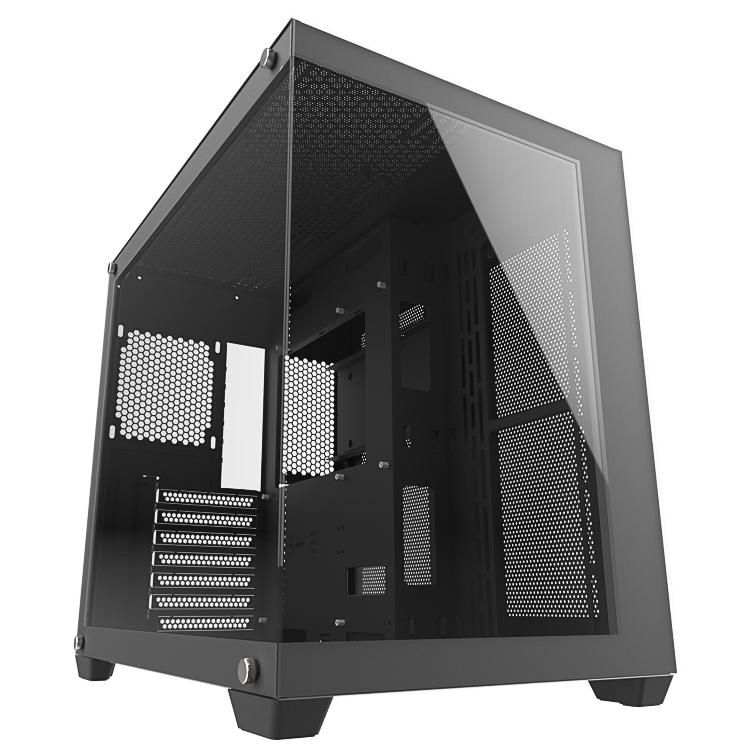 DarkFlash C285P Skříň Cube Case Atx Gaming Sklo Černá