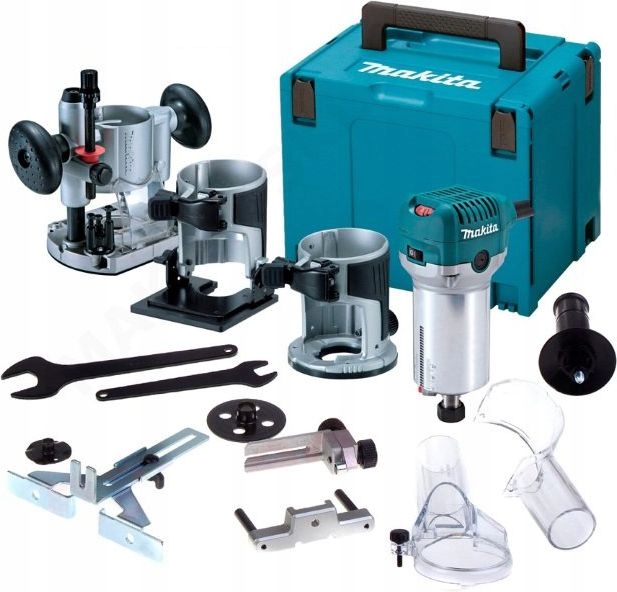 Makita RT0702CX2J Frezarka Krawędziowa 710W Jednoręczna W Walizce Makpac