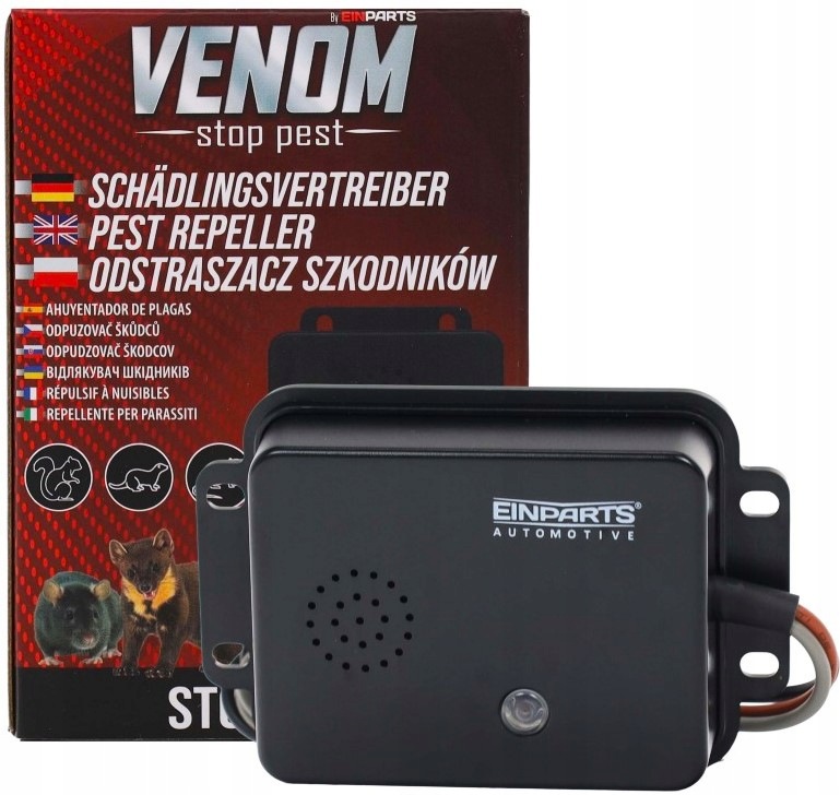 Odstraszacz Gryzoni I Kun Do Auta Samochodu 12V EinParts