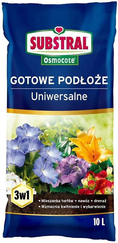 

Podłoże uniwersalne 10 l Substral Osmocote