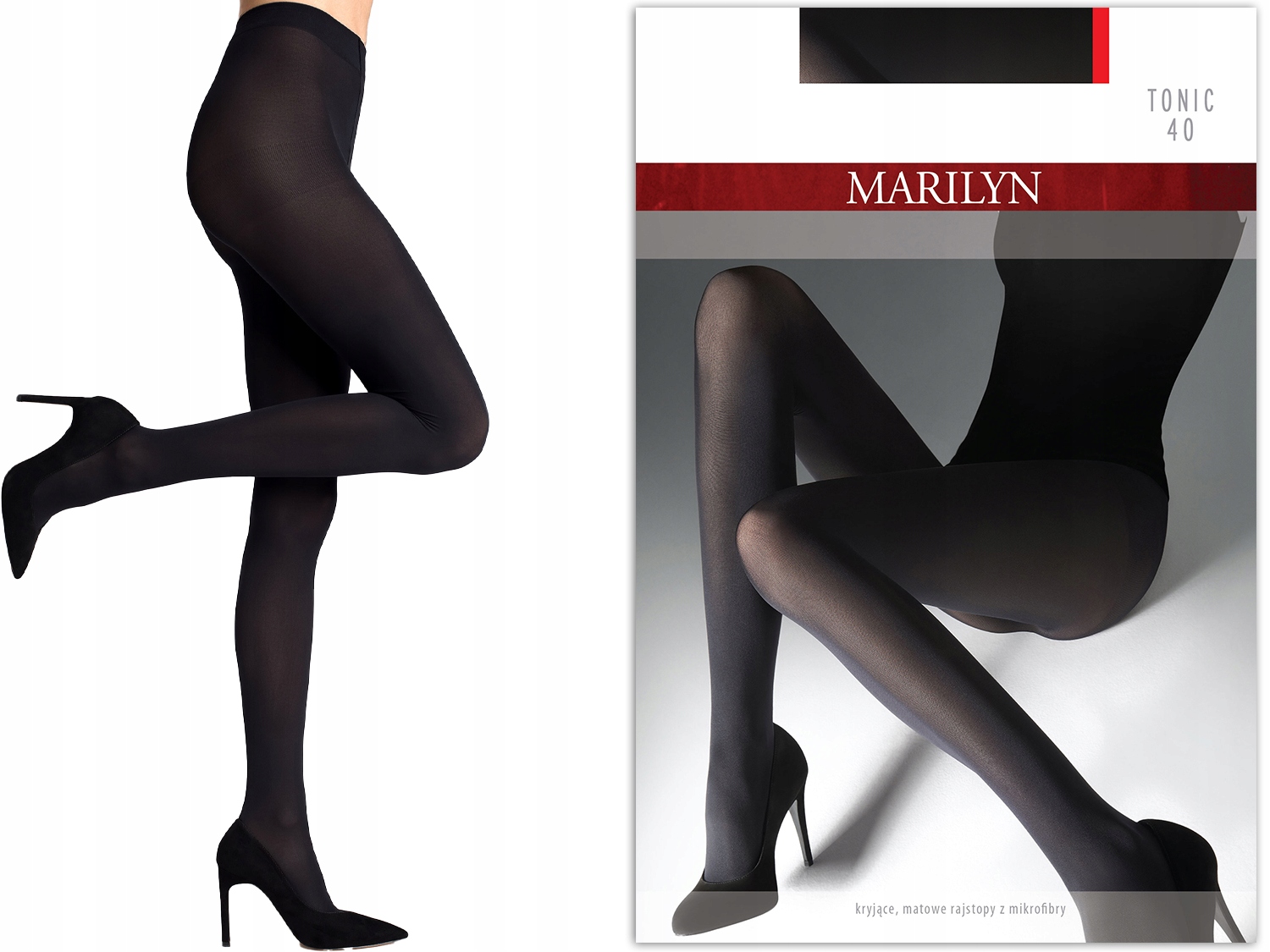 

Matowe Elastyczne Rajstopy Tonic Marilyn