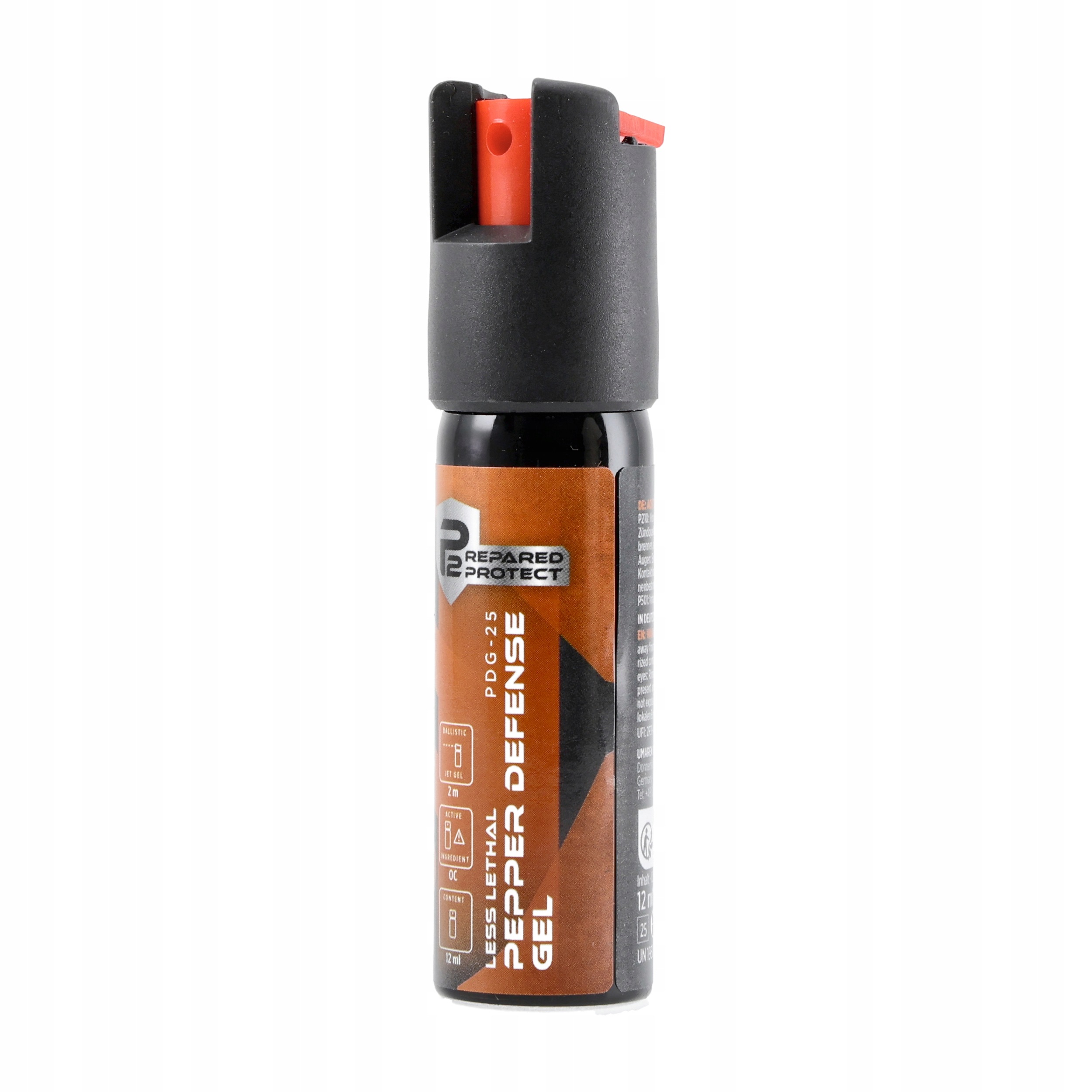 Gaz pieprzowy obronny P2P PDG-25 strumień żel 12 ml