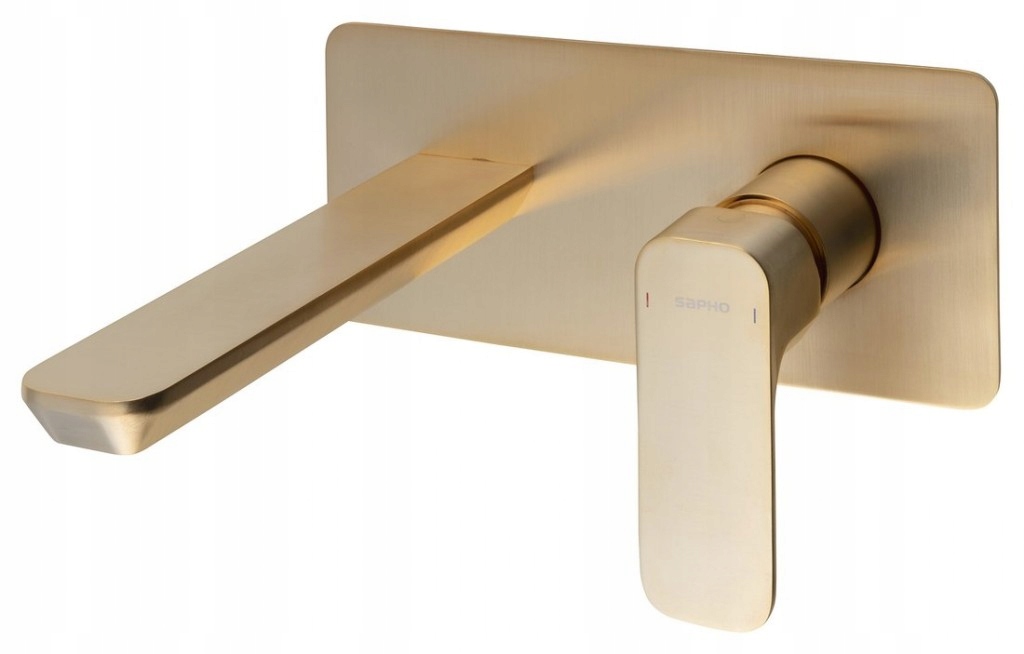 Podomietková umývadlová batéria Spy, zlatá matná (PY08/19) /sm/