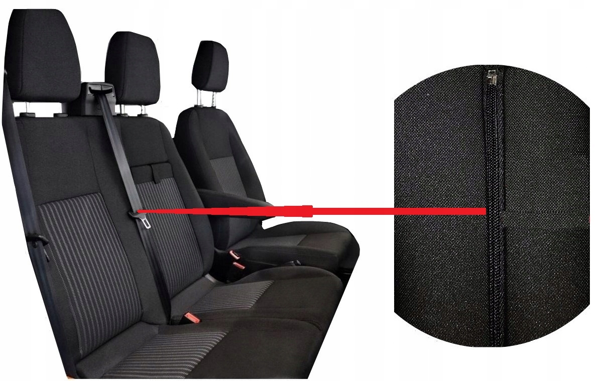 POKROWCE MIAROWE FORD TRANSIT Mk8 2014-2004 Typ pokrowiec