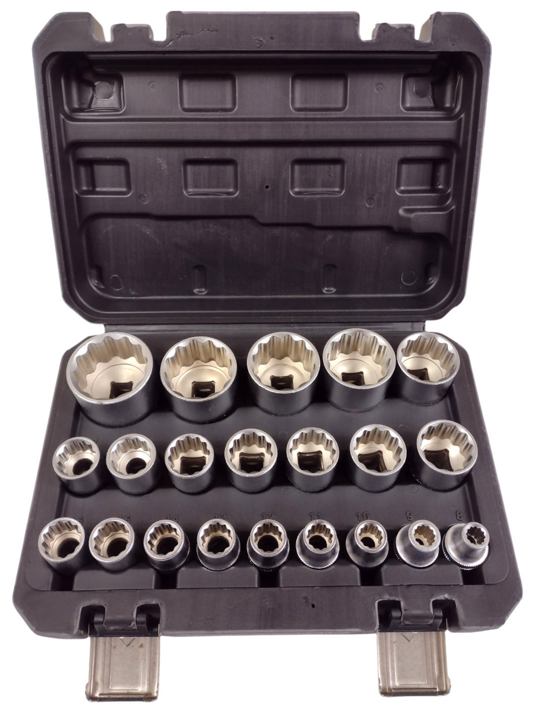 Klucz nasadowy Stoner 1/2" zestaw 21 szt. CrV 8-36 mm SK-021-03-ST