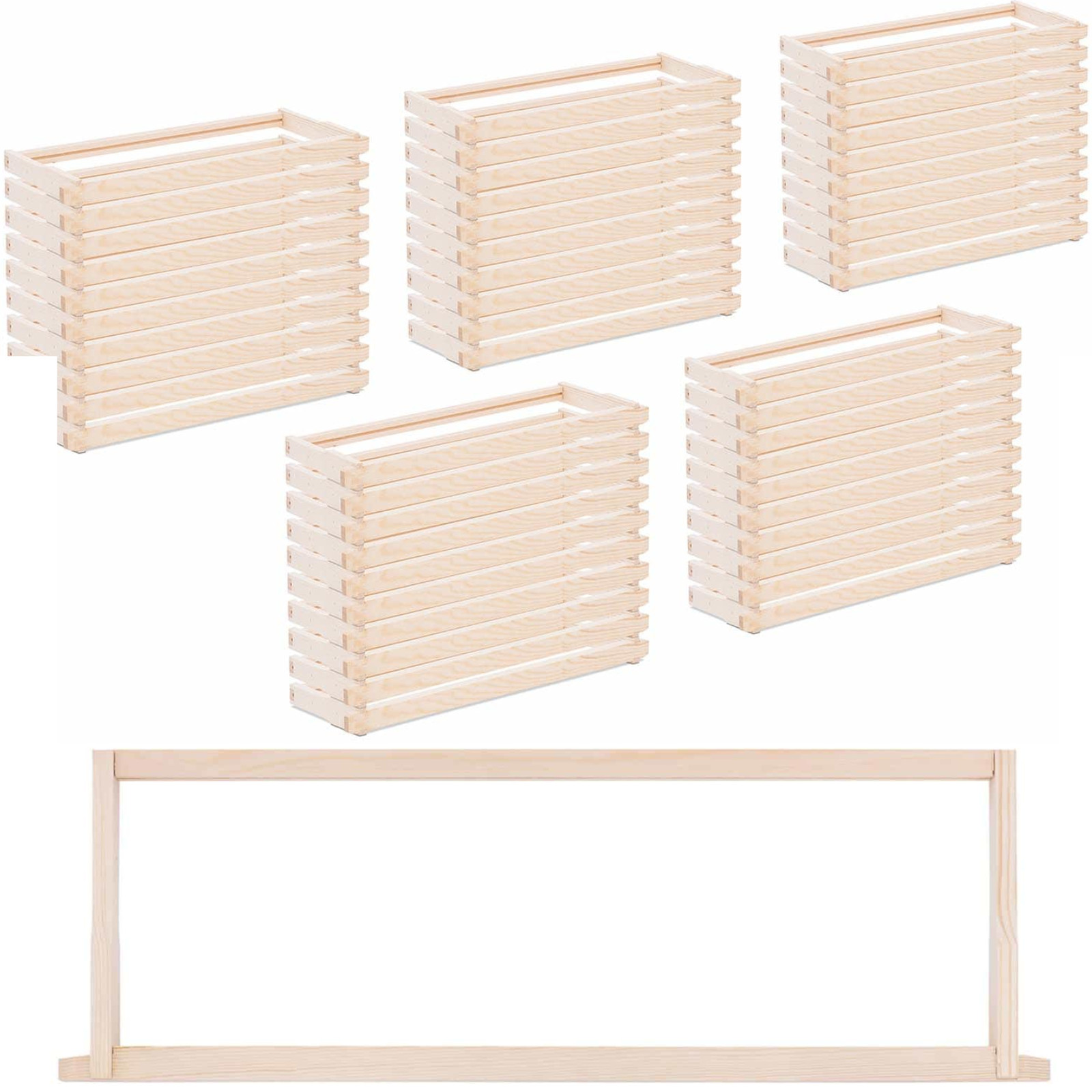 Rámček do úľa Langstroth včelársky borovicový 159 mm 10 kusov