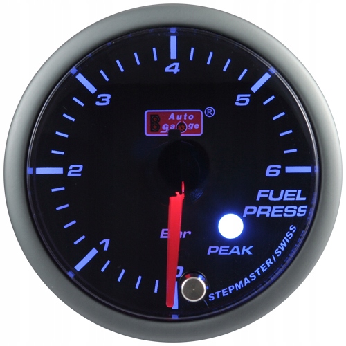 Indikátor tlaku paliva Auto Gauge Sm Peak 52 mm 2 farby podsvietenia