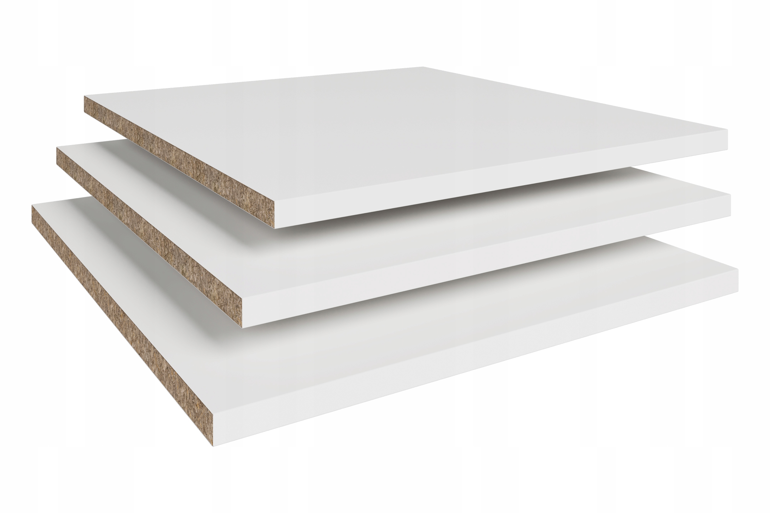 Dodatečné police pro skříně Spirit 2D a 3D – barva bílá